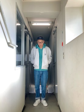 「SPALDING（スポルディング）のアイテム」を使った、KOHさん（メンズ・174cm）の冬コーディネート