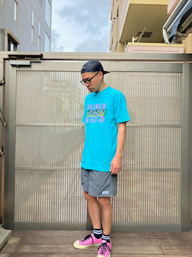 「オールスター」｜KOHさん（メンズ・174cm）の夏コーディネート
