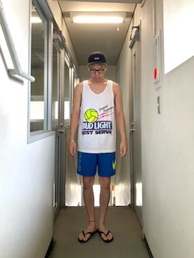 KOHさん(メンズ・174cm)の夏コーディネート