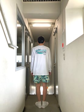 「ハーフパンツ」｜KOHさん（メンズ・174cm）の秋コーディネート