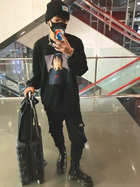 「CITY LAB（シティーラブ）のアイテム」を使った、Kさん（メンズ・170cm）の秋コーディネート