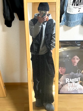 「beats（ビーツ）のアイテム」を使った、Kさん（メンズ・170cm）の冬コーディネート