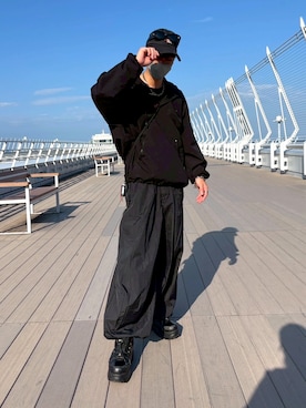 「アイテム（パーカー）」を使った、Kさん（メンズ・170cm・20代）の夏コーディネート