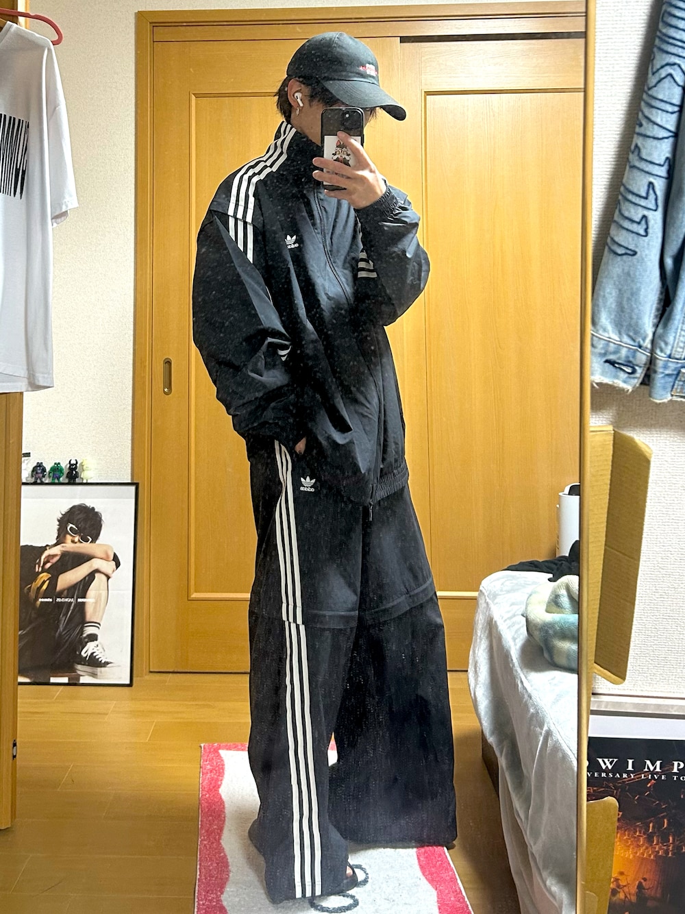 Adilenium シーズン 2 オーバーサイズ ジップオフトラックパンツ