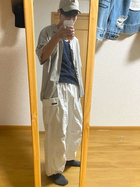 「Deviluse（Deviluse）のアイテム（キャップ）」を使った、Kさん（メンズ・170cm）の夏コーディネート