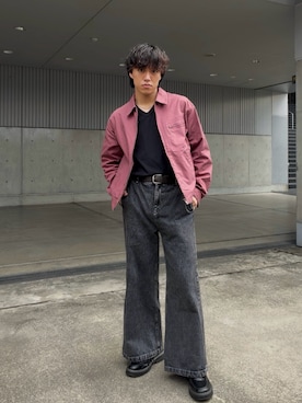 「CLEL（クレイル）のアイテム（パンツ）」を使った、Keishiさん（メンズ・173cm）の秋コーディネート