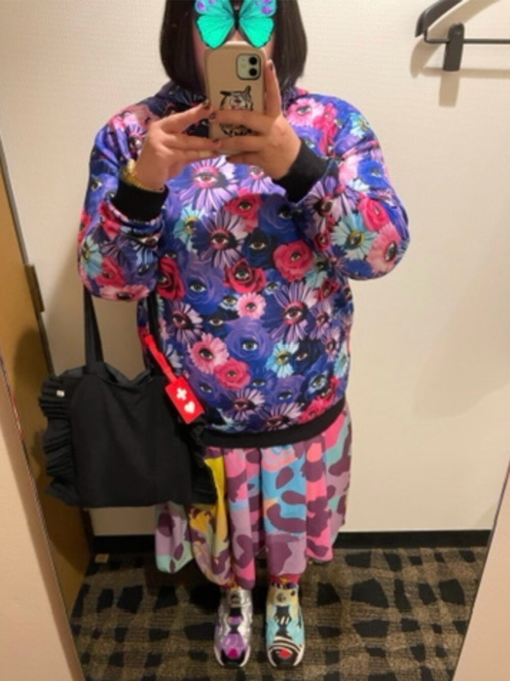「Reebokのアイテム（スニーカー、その他）」を使った、しさん（レディース・167cm）の冬コーディネートの1枚目の写真