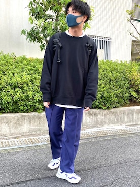 「e.sen（イーセン）のアイテム」を使った、ちひろさん（メンズ・179cm）の秋コーディネート