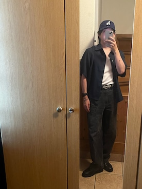 「アイテム（キャップ）」を使った、Ｋさん（メンズ・163cm・20代）の夏コーディネート