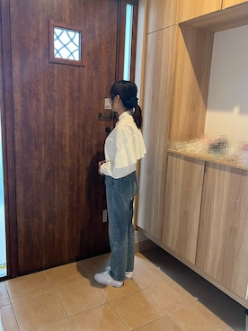 「テーパードデニム」｜@buru1113さん（レディース・159cm）の春コーディネート