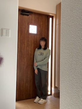「Honeys（ハニーズ）のアイテム（スウェット）」を使った、@buru1113さん（レディース・159cm）の春コーディネート