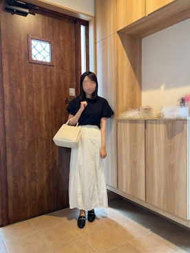 「SHOO・LA・RUE（シューラルー）のアイテム（ハンドバッグ）」を使った、@buru1113さん（レディース・159cm）の夏コーディネート