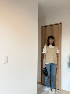 「アイテム（ベスト）」を使った、@buru1113さん（レディース・158cm）の秋コーディネート