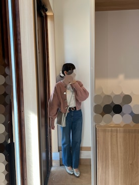 「Honeys（ハニーズ）のアイテム」を使った、@buru1113さん（レディース・158cm）の春コーディネート