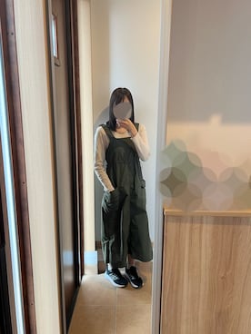 「AS KNOW AS plus（アズノゥアズプラス）のアイテム」を使った、@buru1113さん（レディース・158cm）の冬コーディネート