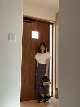 「a.v.v（アーヴェヴェ）のアイテム」を使った、@buru1113さん（レディース・158cm）の夏コーディネート