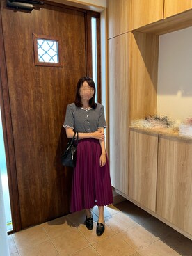 「SHOO・LA・RUE（シューラルー）のアイテム（ハンドバッグ）」を使った、@buru1113さん（レディース・159cm）の夏コーディネート