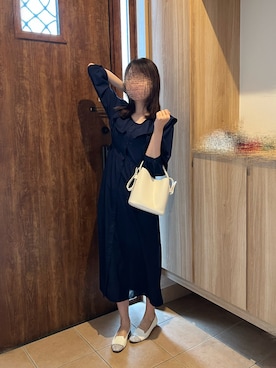 「Riz raffinee（リズラフィーネ）のアイテム」を使った、@buru1113さん（レディース・159cm）の秋コーディネート