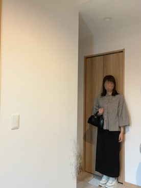 「アイテム（スニーカー）」を使った、@buru1113さん（レディース・158cm）の秋コーディネート