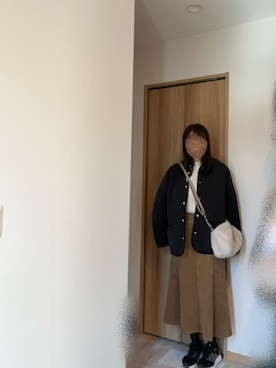 「grove（グローブ）のアイテム」を使った、@buru1113さん（レディース・158cm）の冬コーディネート