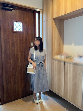 「Riz raffinee（リズラフィーネ）のアイテム」を使った、@buru1113さん（レディース・159cm）の夏コーディネート