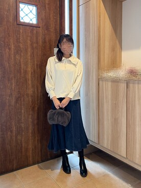 「any SiS（エニィスィス）のアイテム」を使った、@buru1113さん（レディース・159cm）の冬コーディネート