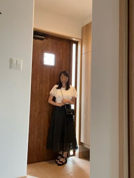 「GRL（グレイル）のアイテム（ワンピース/ドレス）」を使った、@buru1113さん（レディース・158cm）の夏コーディネート