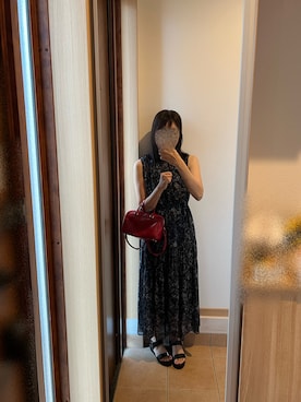 「JILL by JILL STUART（ジルバイジルスチュアート）のアイテム（ワンピース）」を使った、@buru1113さん（レディース・158cm）の夏コーディネート