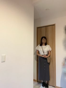 「SKECHERS（スケッチャーズ）のアイテム（シューズ）」を使った、@buru1113さん（レディース・158cm）の秋コーディネート