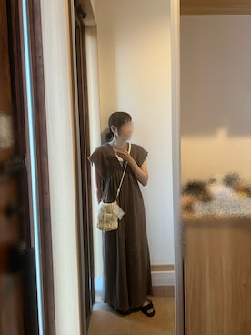「アイテム（オールインワン・サロペット）」を使った、@buru1113さん（レディース・158cm）の夏コーディネート