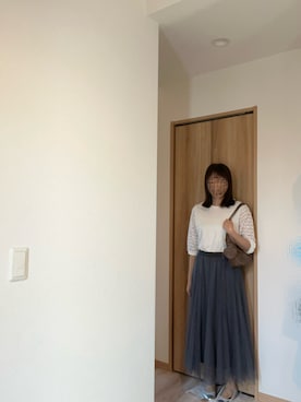 「アイテム（バレエシューズ）」を使った、@buru1113さん（レディース・158cm）の秋コーディネート