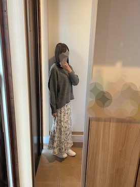 「DRESKIP（ドレスキップ）のアイテム」を使った、@buru1113さん（レディース・158cm）の冬コーディネート