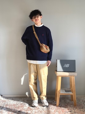 「FUDGEBOYのトラッドスタイル」｜ゆうたさん（メンズ・171cm）の冬コーディネート