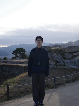 「アイテム（ナイロンジャケット）」を使った、ゆうたさん（メンズ・171cm）の冬コーディネート