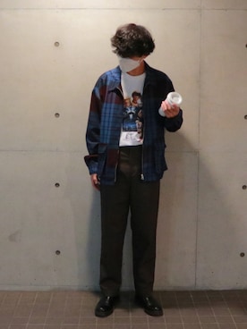 「UNION（ユニオン）のアイテム（パンツ）」を使った、ゆうたさん（メンズ・170cm）の冬コーディネート