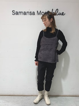 kanakoさん（レディース・159cm）の冬コーディネート