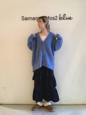 「ehka sopo（エヘカソポ）のムートン風シューズ（ブーツ）」を使った、kanakoさん（レディース・159cm）の秋コーディネート