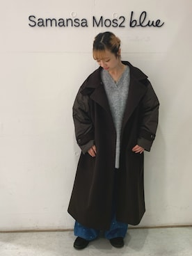 「ehka sopo（エヘカソポ）のアイテム（その他アウター）」を使った、kanakoさん（レディース・159cm）の秋コーディネート
