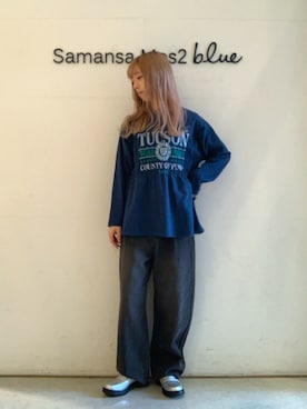 「アイテム（ドレスシューズ、シルバー系）」を使った、kanakoさん（レディース・159cm）の秋コーディネート