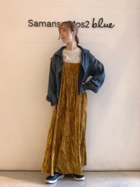 「ehka sopo（エヘカソポ）のアイテム（ブルゾン）」を使った、kanakoさん（レディース・159cm）の秋コーディネート