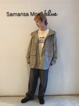 「秋先取りコーデ」｜「アイテム（ブルゾン）」を使った、kanakoさん（レディース・159cm）の秋コーディネート
