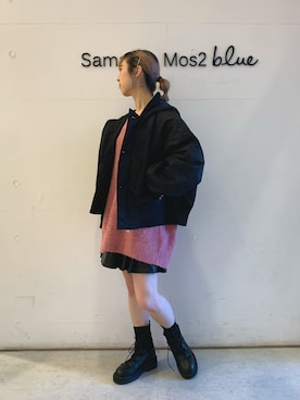 「ehka sopo（エヘカソポ）のアイテム（ブルゾン）」を使った、kanakoさん（レディース・159cm）の秋コーディネート