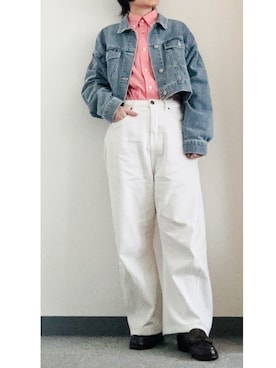 「ORiental TRaffic（オリエンタルトラフィック）のアイテム」を使った、takkeさん（メンズ・154cm）の春コーディネート