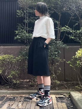 「アイテム（アナログ腕時計）」を使った、takkeさん（メンズ・154cm）の秋コーディネート