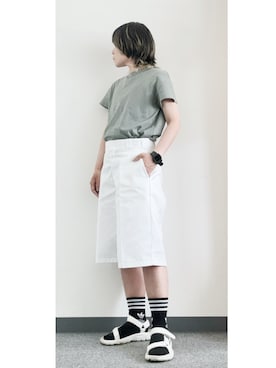 「アイテム（バックパック/リュック）」を使った、takkeさん（メンズ・154cm）の夏コーディネート