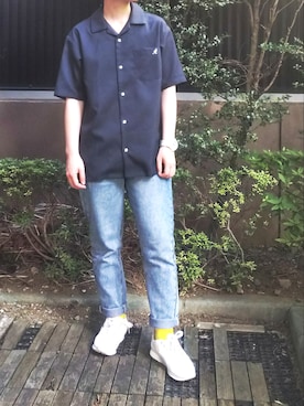 「ダスラー兄弟」｜takkeさん（メンズ・154cm）の夏コーディネート
