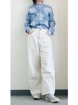 「SUGAR BISKET（シュガービスケット）のアイテム」を使った、takkeさん（メンズ・154cm）の春コーディネート