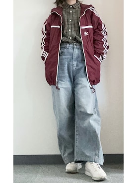 「アイテム（ブルゾン）」を使った、takkeさん（メンズ・154cm）の秋コーディネート