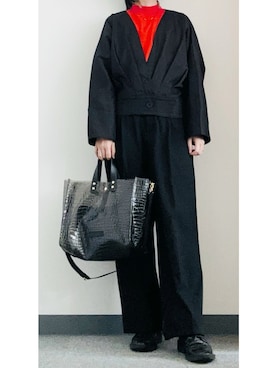 「ciite'（シーテ）のアイテム」を使った、takkeさん（メンズ・154cm）の秋コーディネート