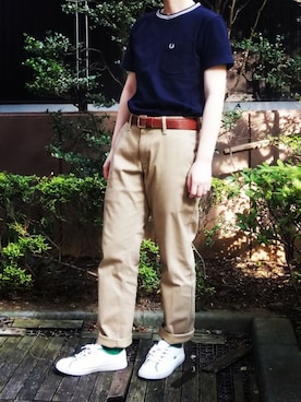 「靴下主役」｜takkeさん（メンズ・154cm）の夏コーディネート